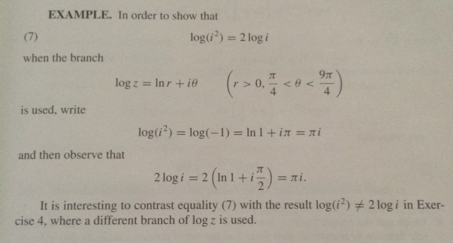 Solved Show that log(i^2) notequalto log I when the branch | Chegg.com