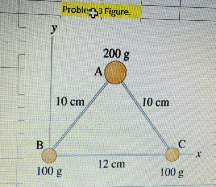 Solved Find The Center Of Mass Of The Object In The