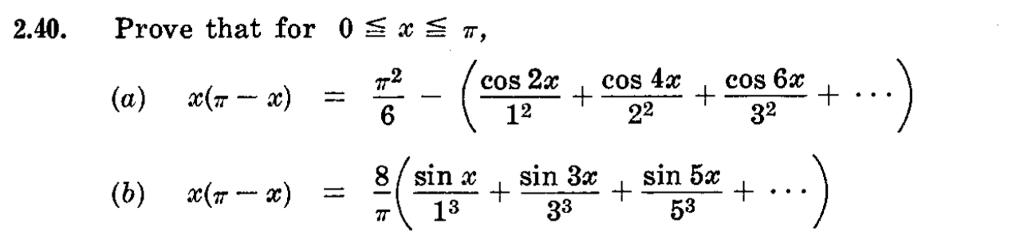 Prove That For 0 Lessthanorequalto X Chegg Com