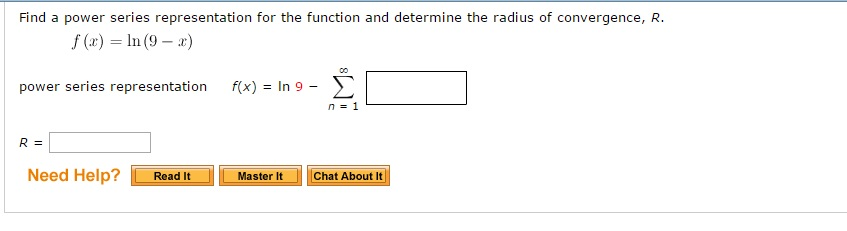 Solved Find A Power Series Representation For The Functio Chegg Com