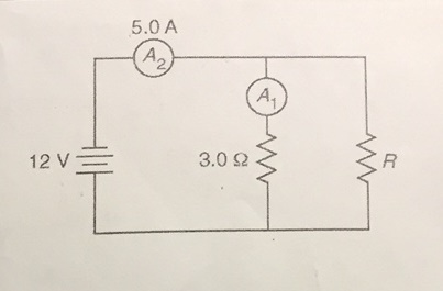 A 3 0 Ohm Resistor An Unknown Resistor R And Two Chegg 