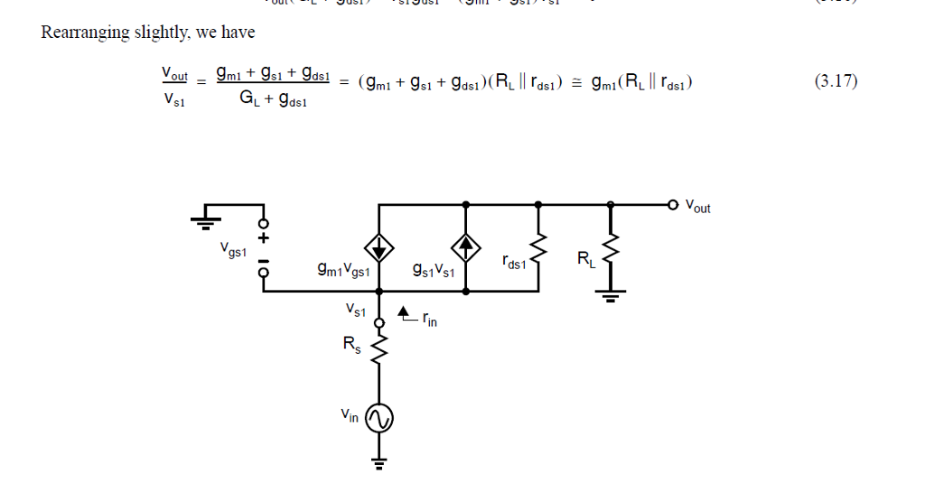 Solved Derive Small Signal For Common Gate Amplifier Mosf Chegg Com