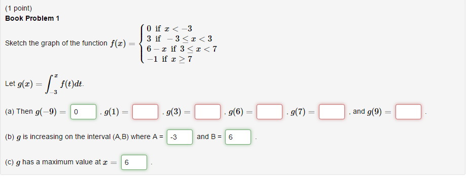 Solved Sketch The Graph Of The Function F X 0 If X 3 Chegg Com