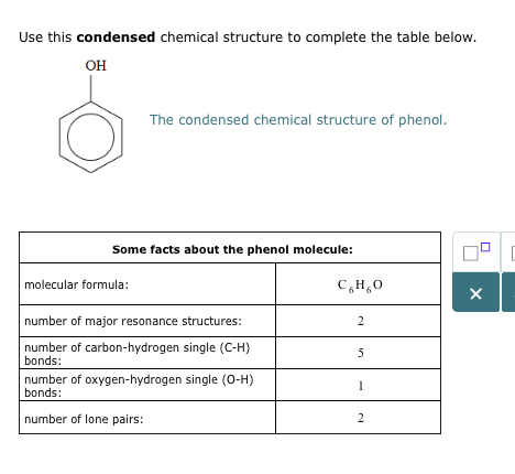 Solved: Use This Condensed Chemical Structure To Complete ...