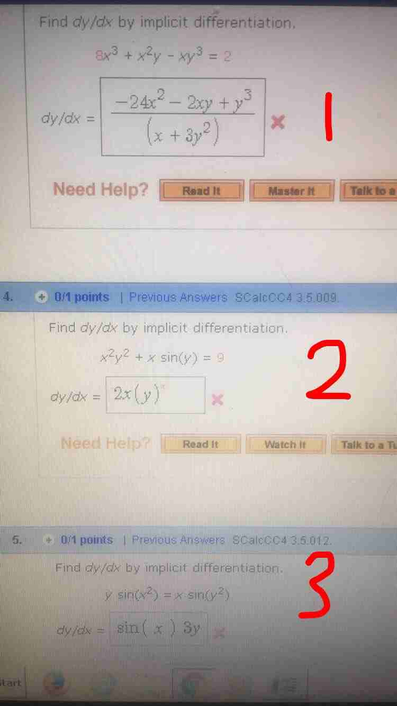 Solved Find Dy Dx By Implicit Differentiation 8x 3 X 2y Chegg Com