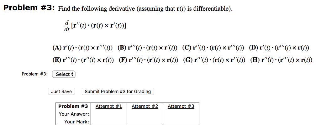 Solved Find The Following Derivative Assuming That R T Chegg Com