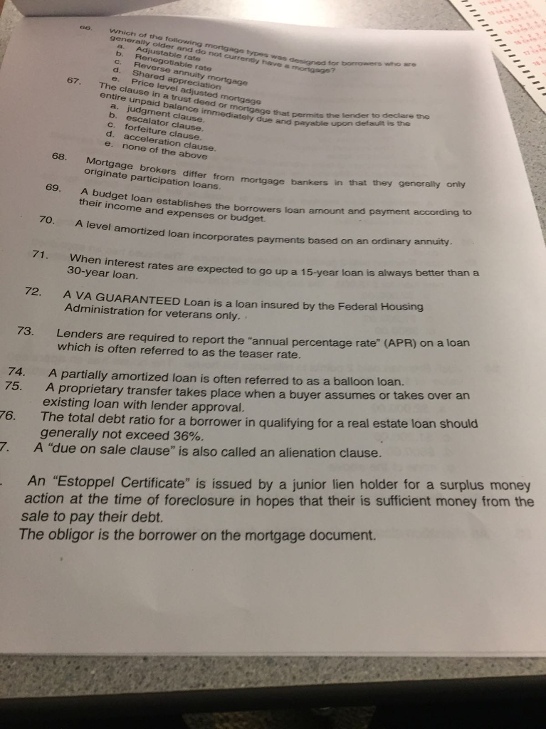 Bc Real Estate Multiple Choice Questions Real Estate Spots