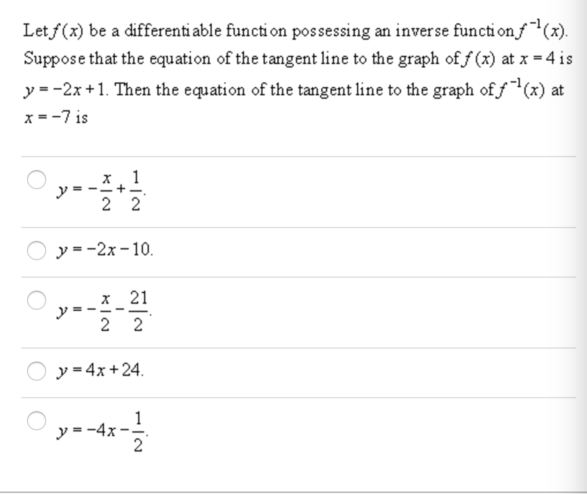 Solved Let F X Be A Differentiable Function Possessing A Chegg Com