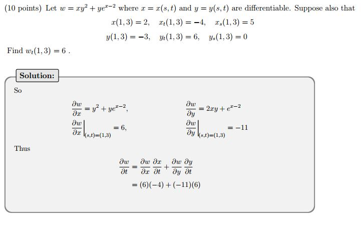 Solved Let W Xy 2 Ye X 2 Where X X S T And Y Y Chegg Com