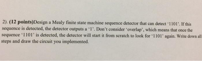 Sequence detector circuit