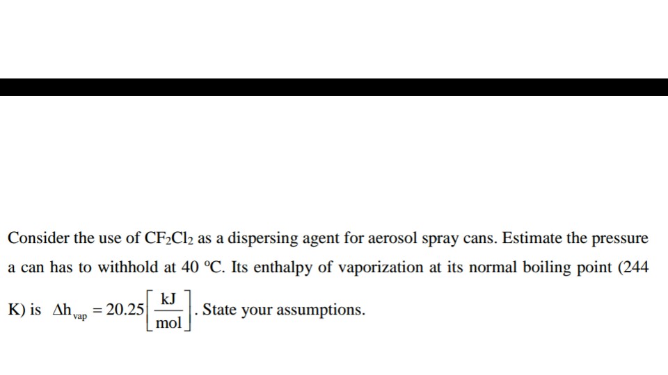 aerosol pressure