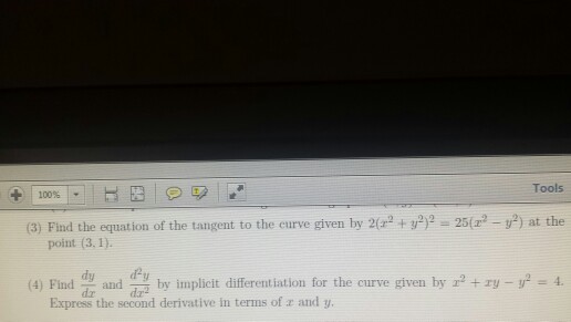 Solved Find The Equation Of The Tangent To The Curve Given Chegg Com