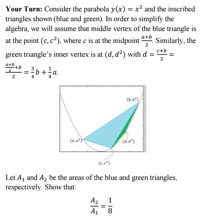 Solved Consider The Parabola Y X X 2 And The Inscribed Chegg Com