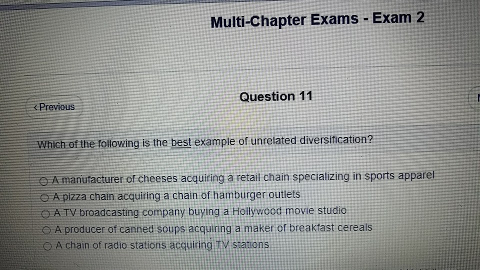 11 Multi-Chapter Exam - ... Question Previous Solved: 2 Exams