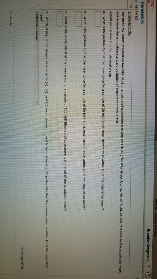 Chegg homework solution picture