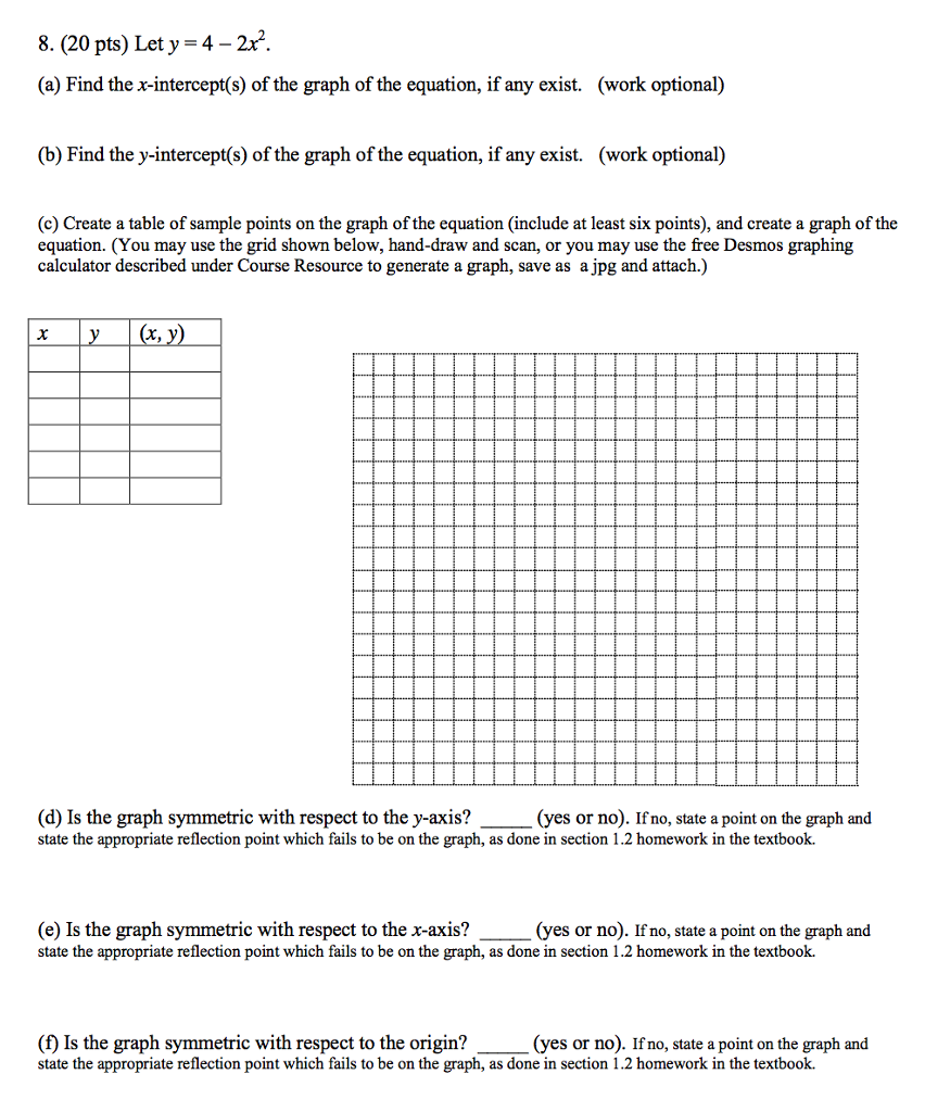 Solved Let Y 4 2x 2 A Find The X Intercept S Of The Chegg Com