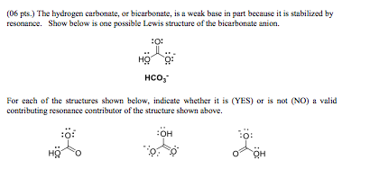 Show below is one possible Lewis structure of the... 