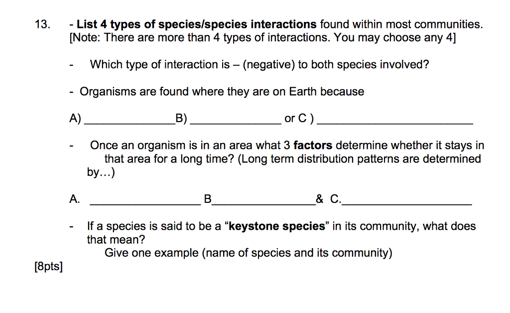 Of what types are interaction the The 4