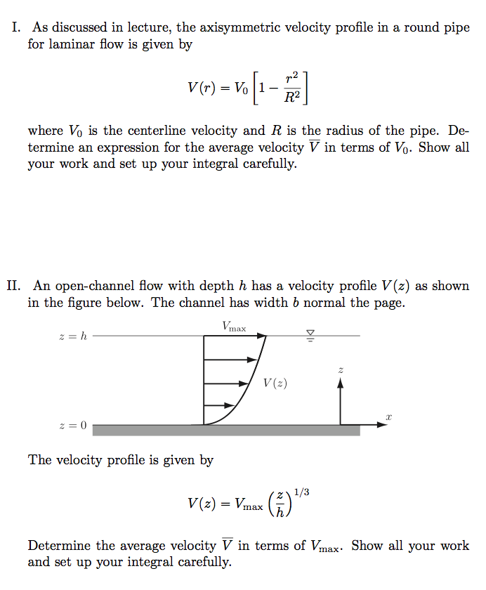 Solved As Discussed In Lecture The Axisymmetric Velocity Chegg Com