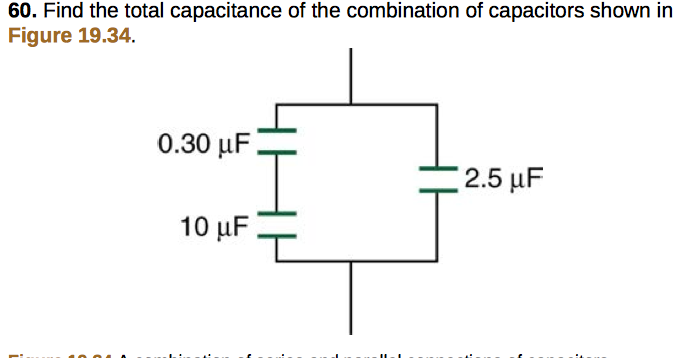 Solved: 60. Find The Total Capacitance Of The Combination ...