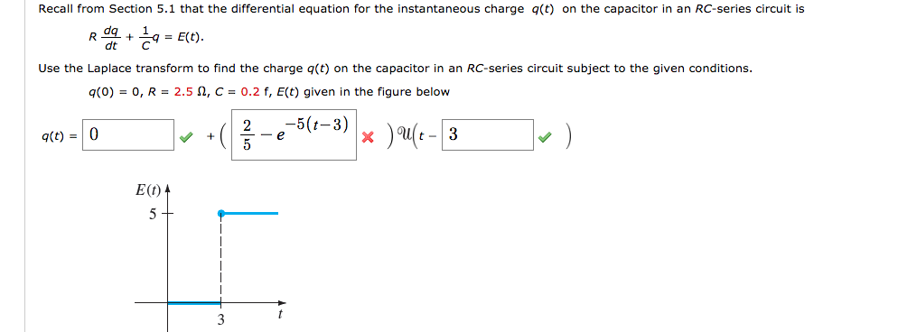 Solved Recall From Section 5 1 That The Differential Equa Chegg Com