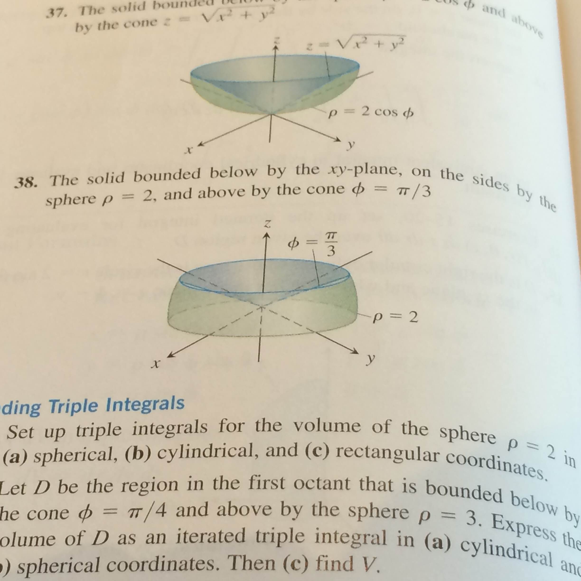 By The Cone Z Sqrt X 2 Y 2 The Solid Bounded Chegg Com