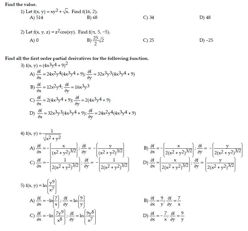 Find The Value Let F X Y Xy 2 Squareroot X Chegg Com