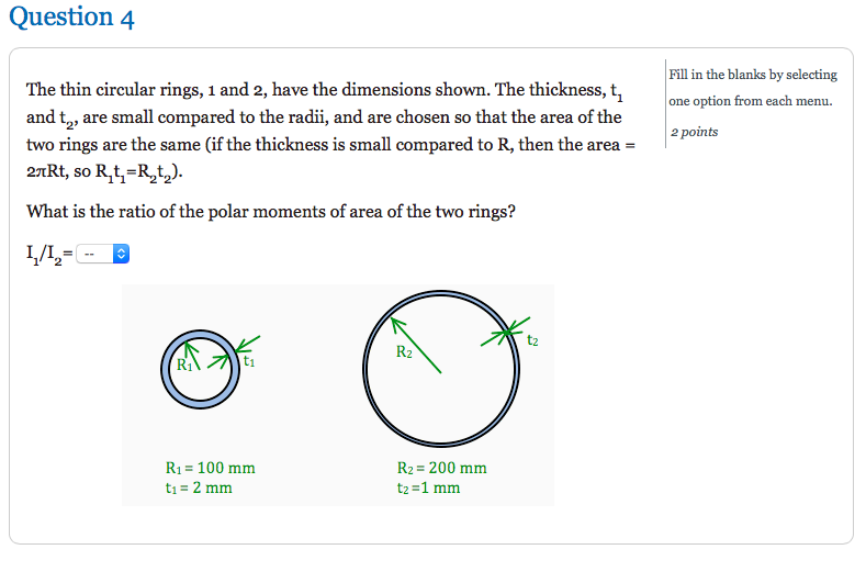 Online interactive graphical circle calculator