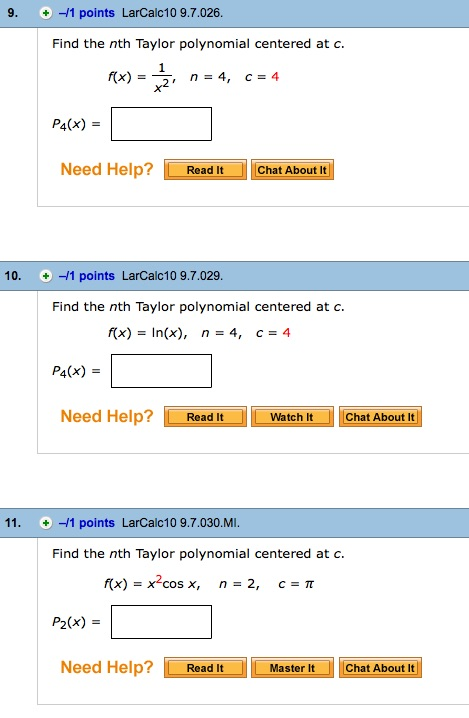Solved Find The Nth Maclaurin Polynomial For The Function Chegg Com