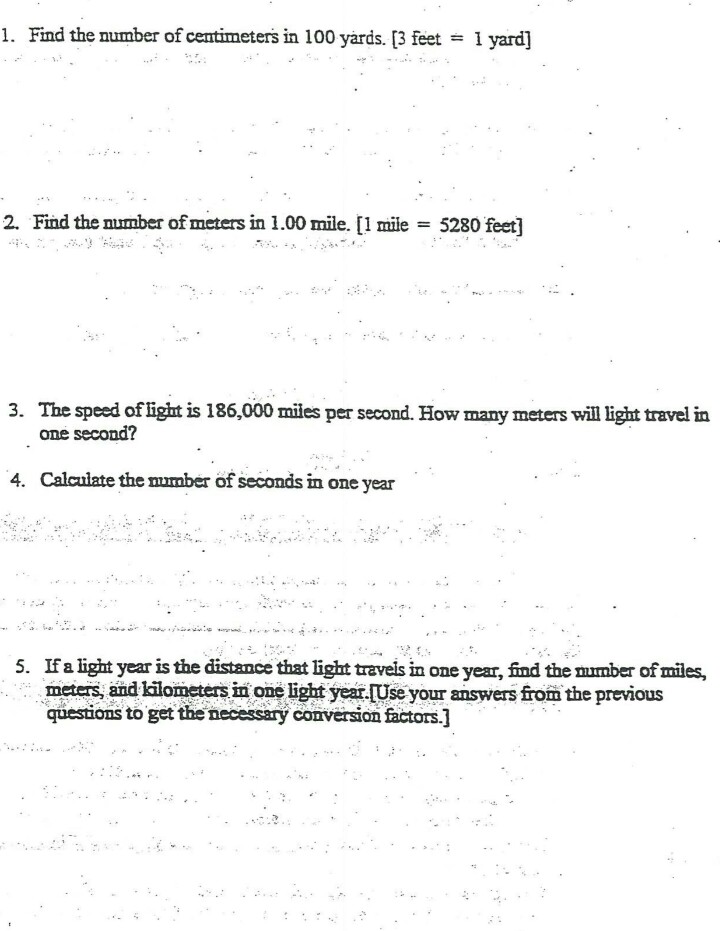 I Find The Number Of Centimeters In 100 Yards 3 Chegg Com