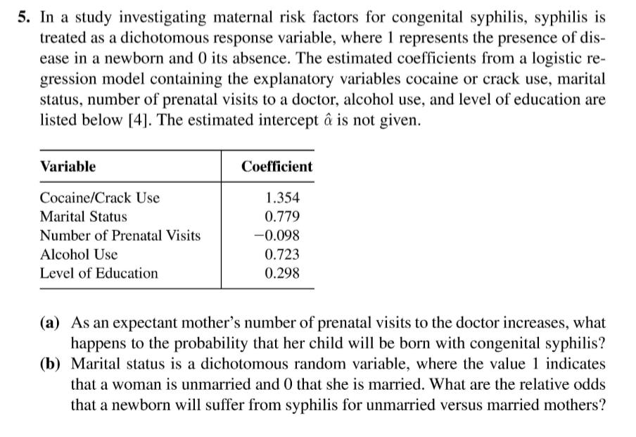 Mothers Birthplace Risk Factor For >> Solved 5 In A Study Investigating Maternal Risk Factors Mothers Birthplace Risk Factor For >> Solved 5 In A Study Investigating Maternal Risk Factors