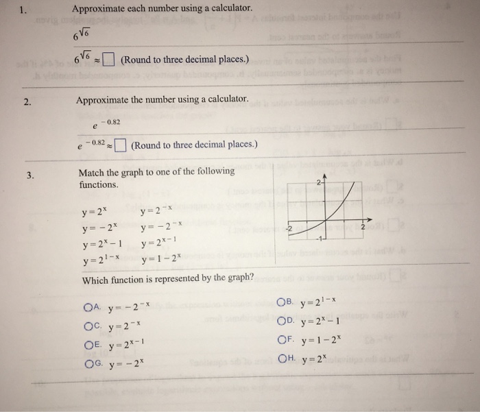 Solved Approximate Each Number Using A Calculator 6 Squa Chegg Com