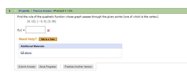 Solved 8 01 Points Previous Answers Hprecalc5 41034 F