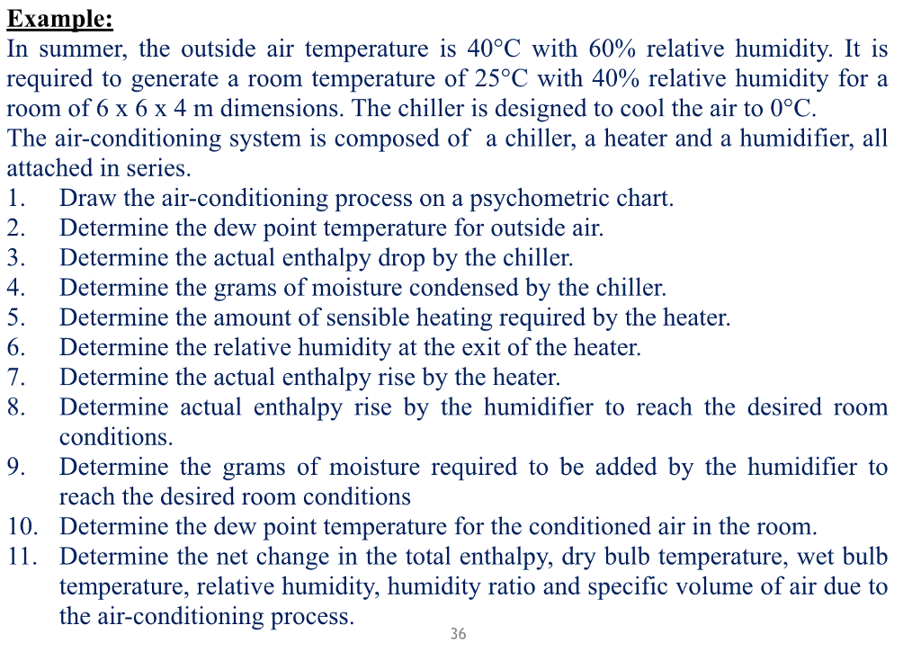 Solved In Summer The Outside Air Temperature Is 40 Degre