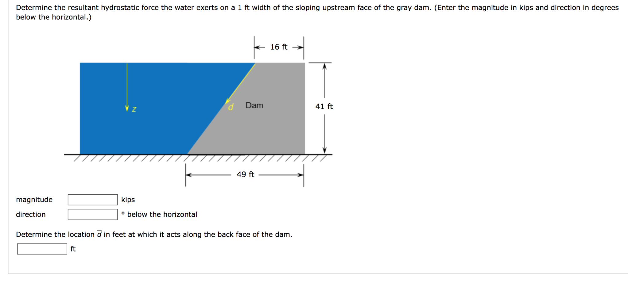 test hydrostatic pressure questions Chegg.com Engineering 2016 November  07,  Archive   Civil