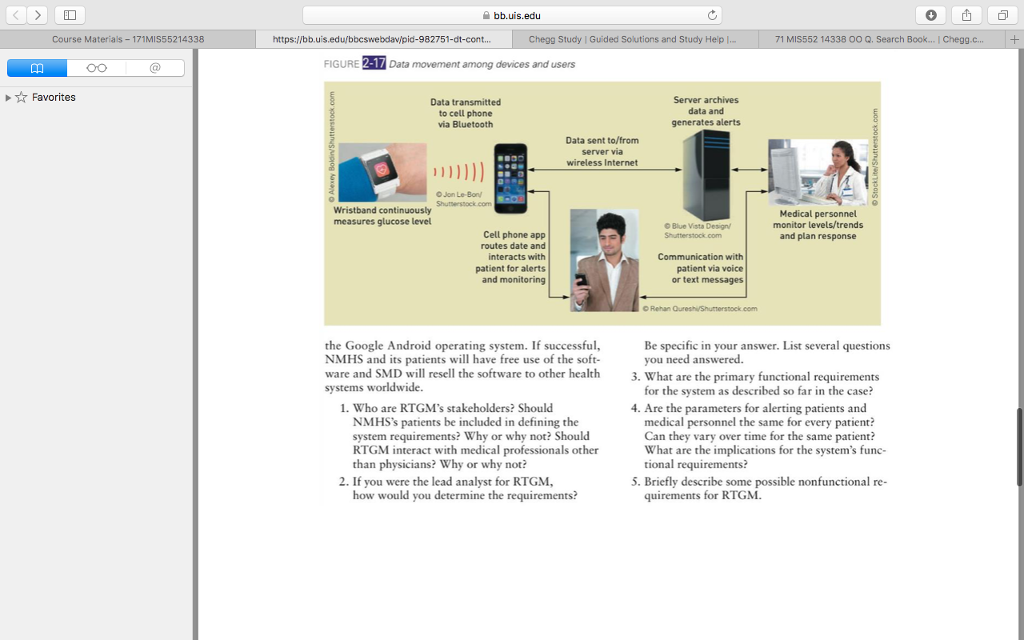 What are the primary functional requirements for the system as described so far in the case picture
