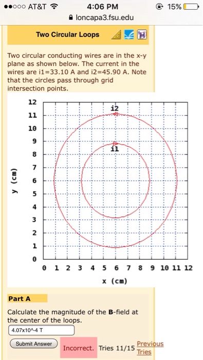 Solved Two Circular Conducting Wires Are In The X Y Plane