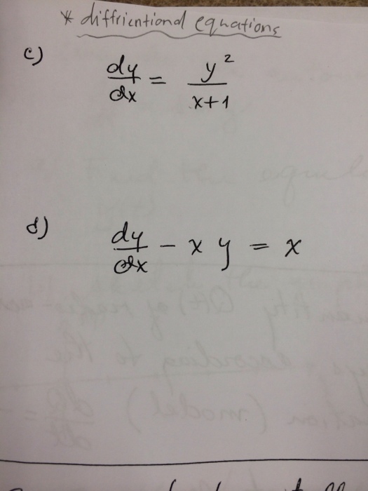 Dy 3x 2 dx y 0