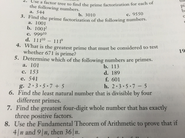 Solved Use A Factor Tree To Find The Prime Factorization Chegg Com