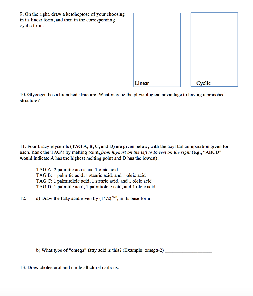 Carbohydrate worksheet for high school picture