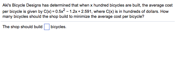 average cost of bicycle