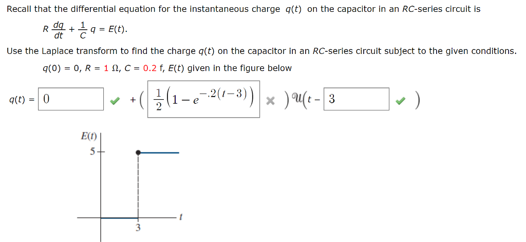 Solved Recall That The Differential Equation For The Inst Chegg Com