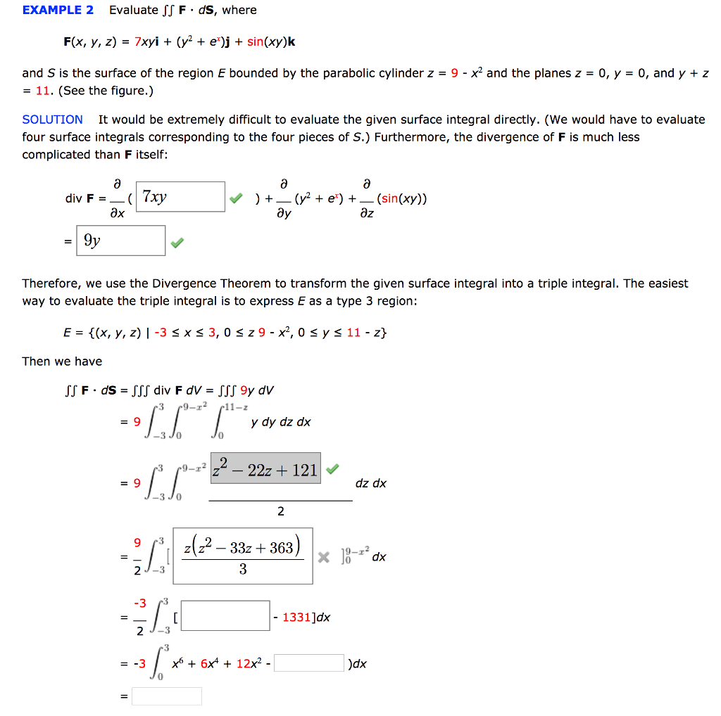 Solved Evaluate Integral Integral F Middot Ds Where F X Chegg Com