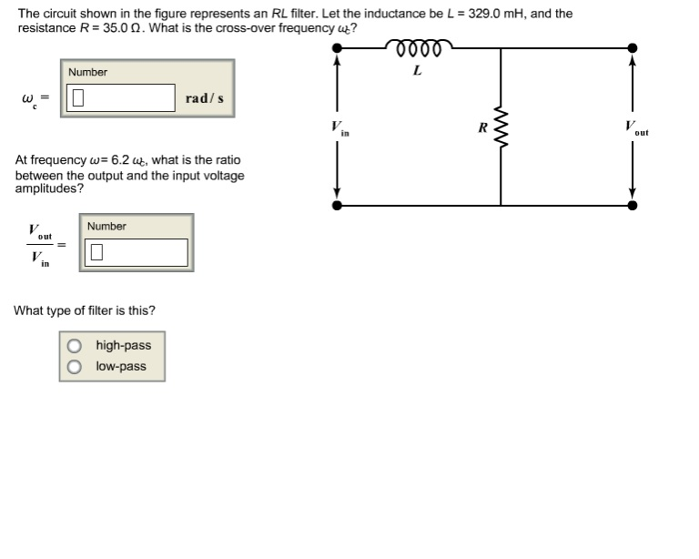 Solved The Circuit Shown In The Figure Represents An Rl Chegg Com