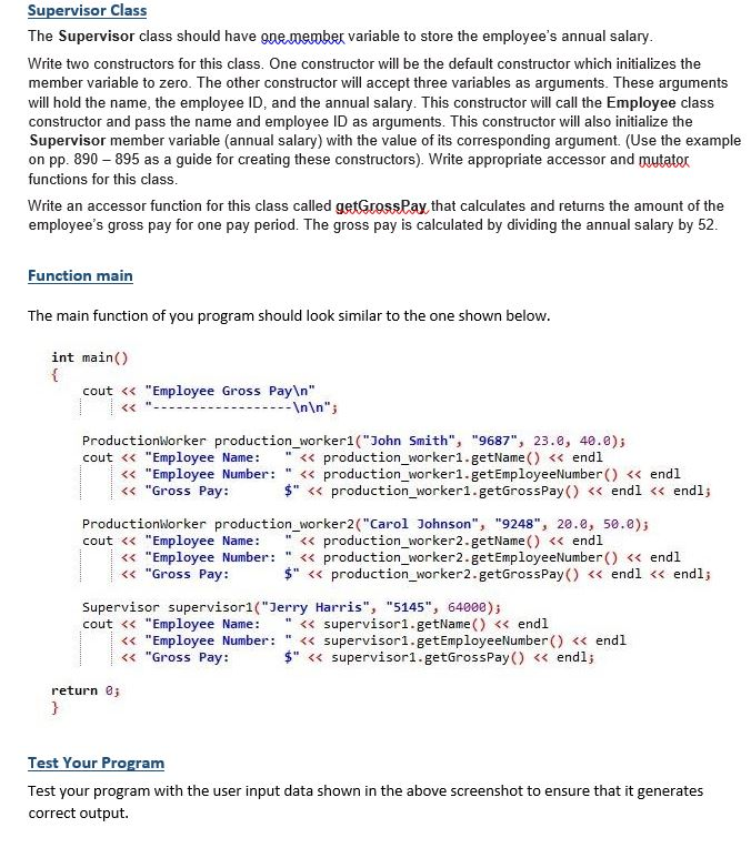 Solved Programming Assignment Employee Gross Pay Write A Programming Assignment Employee Gross Pay Write A C Program To Store Data And Calculate The Gross Pay For Employees At A Manufacturing Plant