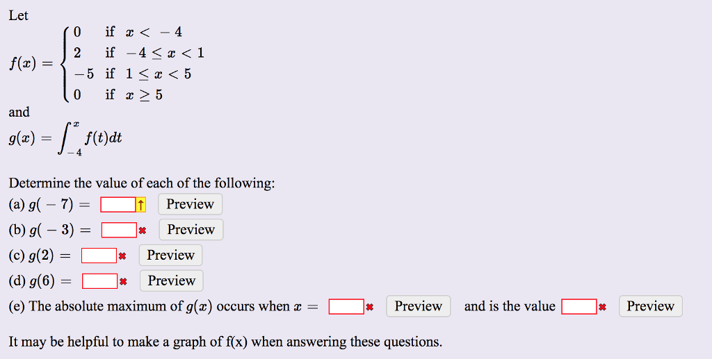 Solved Let F Z 0 If X 5 An G X F T Dt Determine Chegg Com