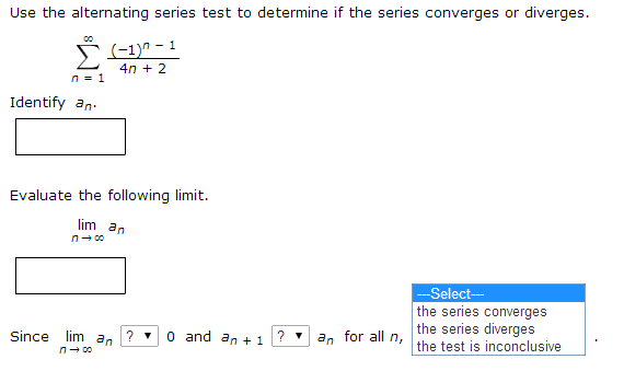 Use The Alternating Series Test To Determine If The Chegg Com