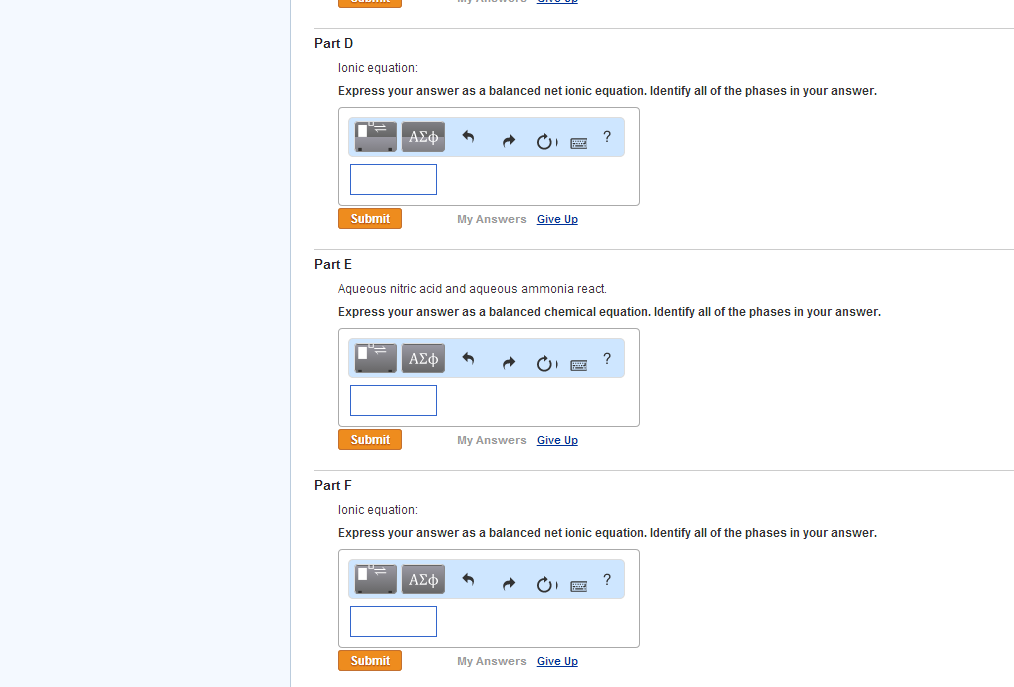 Write Balanced Molecular And Ionic Equations For Chegg 