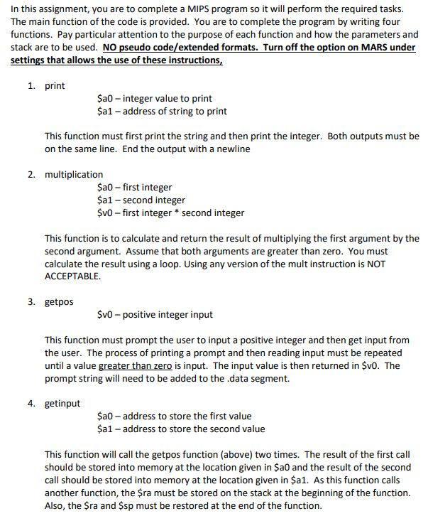 Mips assignment image