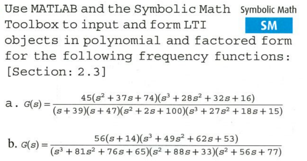is solve in the matlab symbolic toolbox